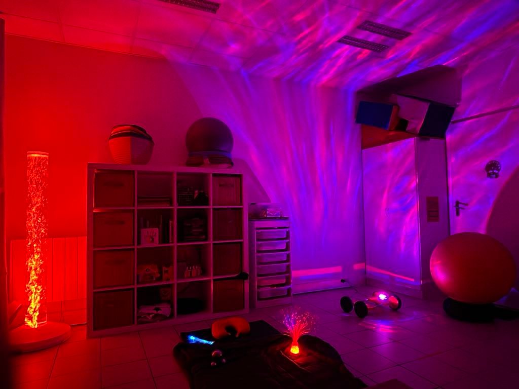 Salle sensorielle du cabinet de psychomotricité Neurodiversité à Chanteloup-en-Brie